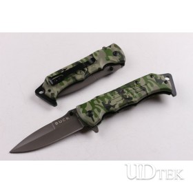 Buck DA84 fast opening spring assisted folding camo knife UD404400
